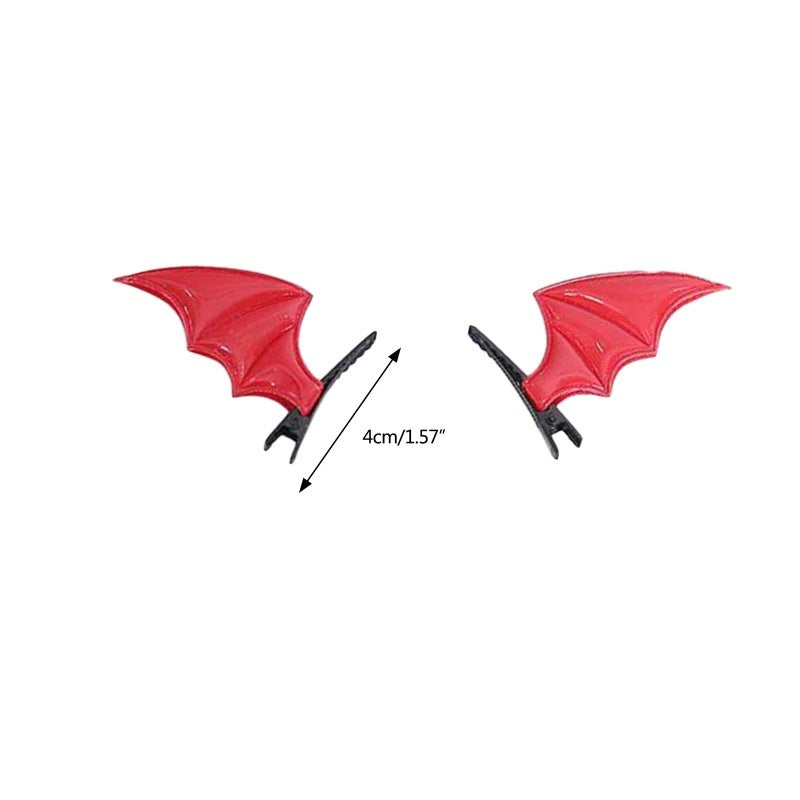 Devilish Charm Hair Clip Set